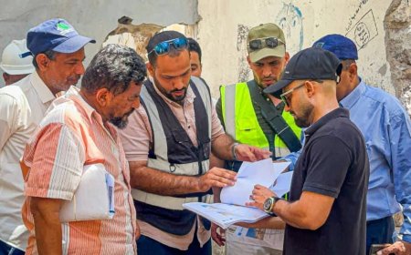 السلطة المحلية بصيرة تسلم موقع مشروع مبنى التربية والتعليم للجهة المنفذة