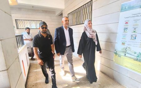 قيادة السلطة المحلية تدشن الاختبارات النهائية بمدرسة بازرعة للبنات في صيرة