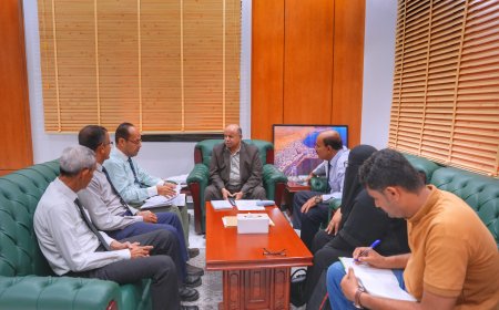 عضو مجلس القيادة محافظ حضرموت يؤكد على ضرورة الاهتمام بالكادر التدريسي لجامعة حضرموت 