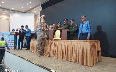 أسبوع المرور يكرم العميد علي الكود