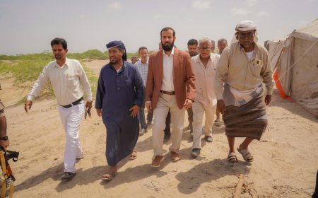 بدعم من قوات درع الوطن.. محافظ أبين يتفقد سير الأعمال في تصفية عقمة الجرائب لتعزيز الاستفادة من مياه السيول