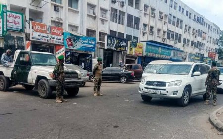 الأمن الوطني بعدن ينفذ حملة أمنية لضبط المظاهر المسلحة في الشيخ عثمان