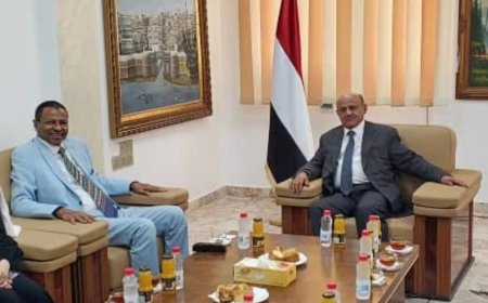 محافظ البنك المركزي اليمني يلتقي الممثل والمدير القطري لبرنامج الغذاء العالمي في عدن