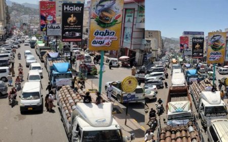 تعز.. وكلاء الغاز المنزلي ينظمون وقفة احتجاجية أمام مقر السلطة المحلية