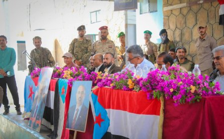 محافظ الضالع يزور مديرية الحصين ويلتقي بالمشايخ والوجهاء فيها