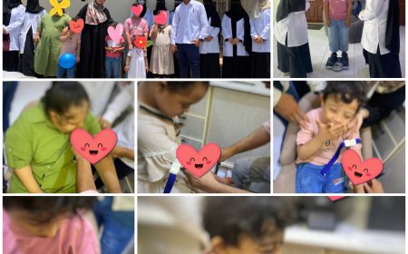مركز (ملاذ) يحتضن مشروعاً بحثياً لطلاب جامعة عدن حول اضطرابات الغدة الدرقية لدى أطفال متلازمة داون