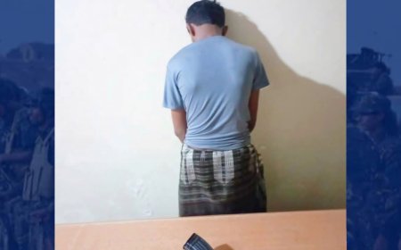 قيادة أمن أبين تتسلم متهم بجريمة قتل في سوق شقرة وتودعه السجن لاستكمال الإجراءات القانونية