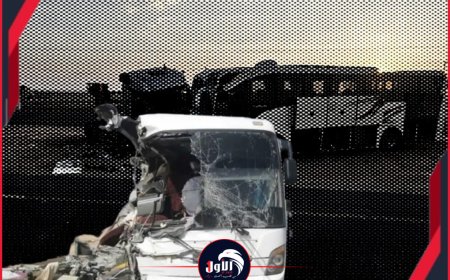 فاجعة طريق العبر.. لجنة تحقيق عاجلة لكشف ملابسات حادث تصادم حافلة نقل جماعي بشاحنة قاطرة