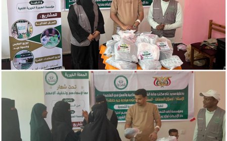  قافلة “جبر خاطر” الإنسانية تصل الأيتام والأحداث بعدن بهدايا العيد ودفء الإنسانية