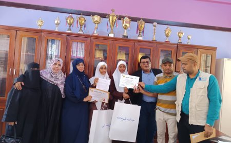 تكريم طالبات ثانوية بلقيس المتفوقات في المسابقات الإبداعية