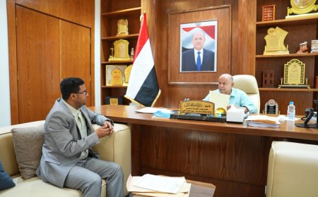 عضو مجلس القيادة المحافظ الخنبشي يؤكد دعم الشباب ومشاريع البنى التحتية لقطاع الرياضي بوادي وصحراء حضرموت