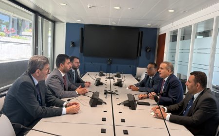 بحيبح يلتقي نظيره السوري لبحث تعزيز التعاون الصحي المشترك على هامش أعمال جمعية الصحة العالمية بجنيف