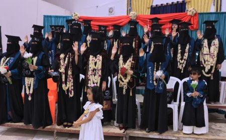 المعهد العالي للعلوم الصحية بمأرب يحتفي بتخرج دفعة جديدة من قسمي الصيدلة والتمريض 
