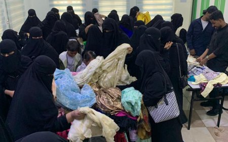 إتحاد الملتقيات التطوعية بساحل حضرموت يدشن توزيع الملابس المستعملة عيد الاضحى استهدفت 500اسرة محتاجه في ضواحي المكلا 