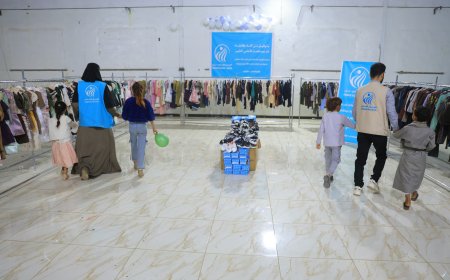 الوصول الإنساني بمأرب تدشن توزيع كسوة عيد الأضحى لـ 200 يتيم ويتيمة 