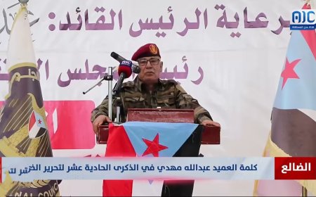 بالفيديو.. خطاب صادم وغير متوقع لقيادي بارز في (الانتقالي) حمل (عبارات مسيئة) ضد السعودية والرئيس العليمي