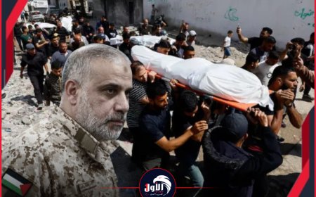 عقب استهداف شقته واستشهاده وعائلته.. موكب جنائزي مهيب لتوديع قائد كتائب القسام (عودة)