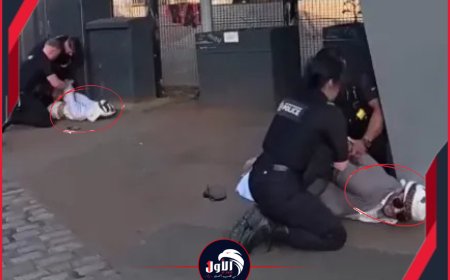 فيديو صادم من قلب بريطانيا.. اعتقال مواطنين يمنيين بسبب لبسهم!
