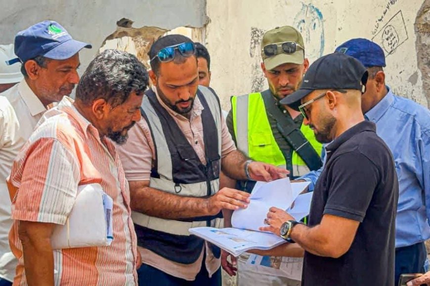السلطة المحلية بصيرة تسلم موقع مشروع مبنى التربية والتعليم للجهة المنفذة