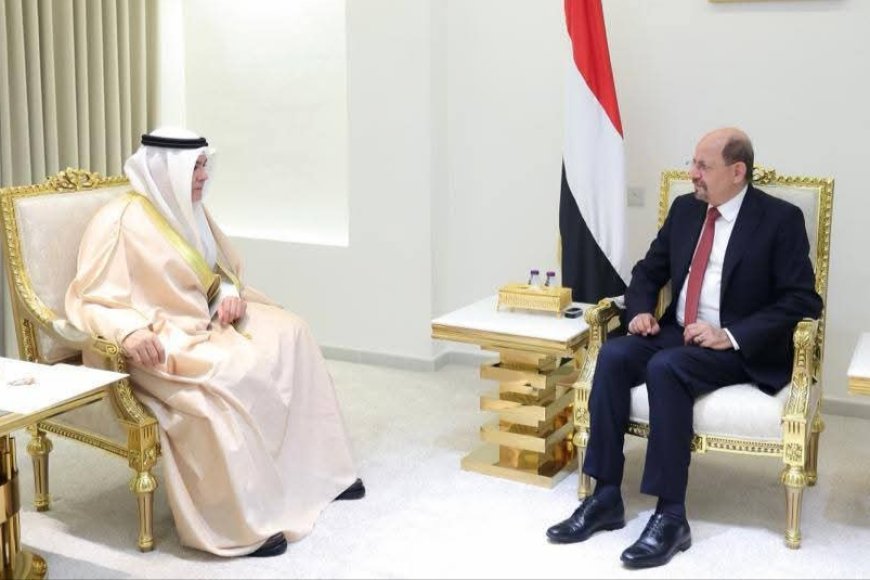 رئيس الوزراء وزير الخارجية يتسلم نسخة من أوراق اعتماد سفير دولة الكويت لدى اليمن