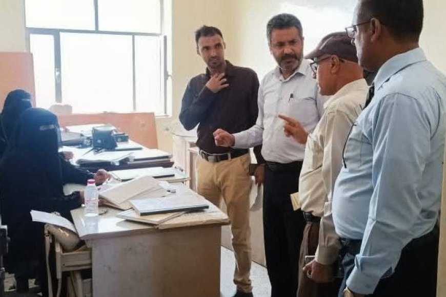 رئيس محكمة استئناف أرخبيل سقطرى يتفقد سير العمل في محكمة حديبو الابتدائية