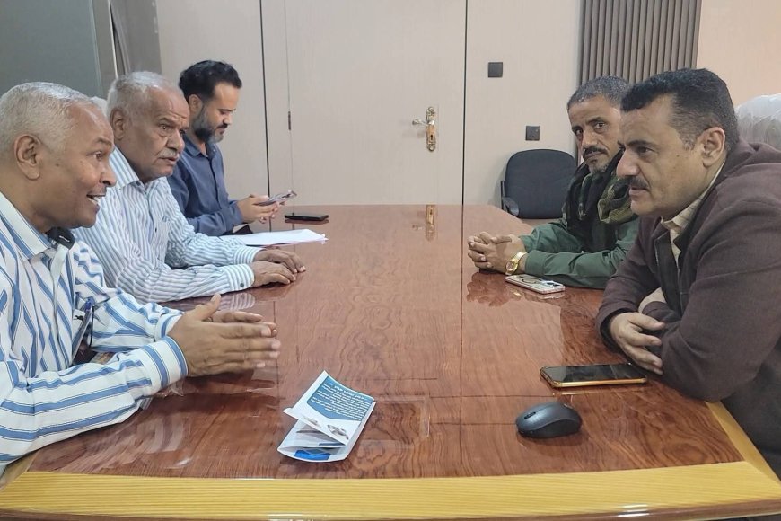 الداؤودي" يناقش مع قيادة شركة مصافي عدن سبل التعاون المشترك"
