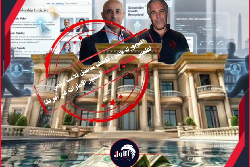 (نيويورك تايمز) تكشف تفاصيل تلاعب رقمي لطمس فضائح جنسية لسفير الإمارات في أمريكا