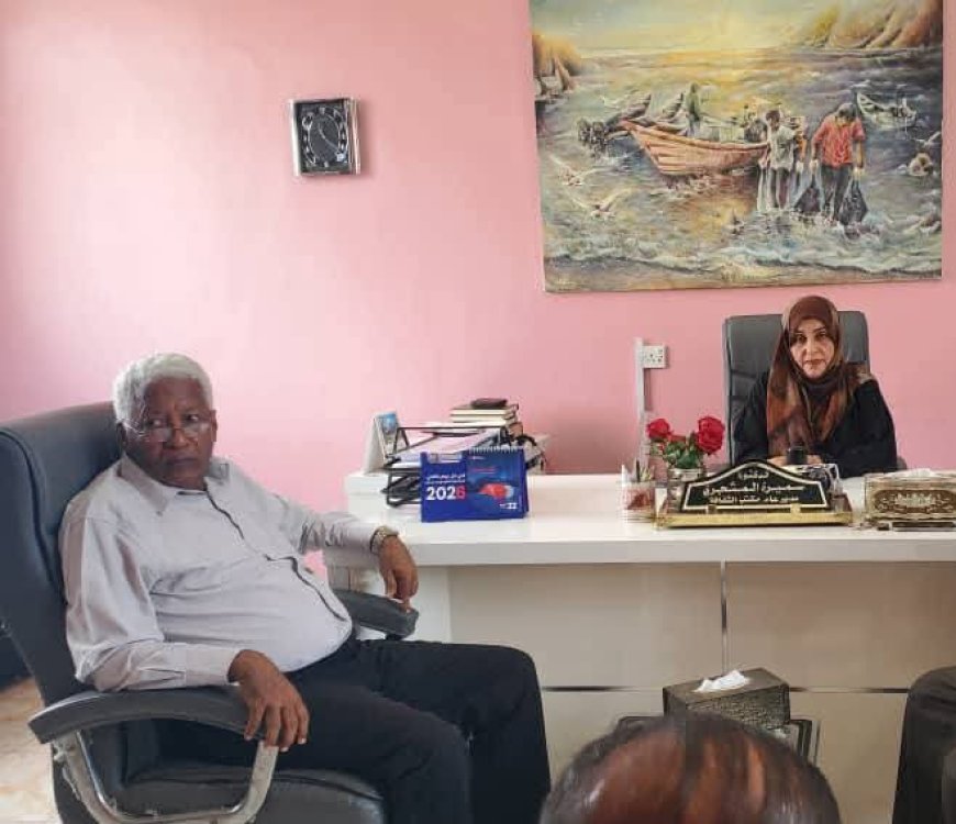 د / سميرة المشجري...تلتقي بعدد من رواد المسرح والموسيقى ومدير المرسم الحر 