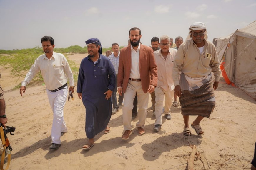 بدعم من قوات درع الوطن.. محافظ أبين يتفقد سير الأعمال في تصفية عقمة الجرائب لتعزيز الاستفادة من مياه السيول