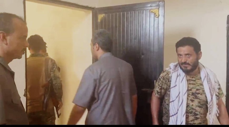 محافظ لحج الحالمي يتفقد اللمسات الأخيرة لمبنى الهجرة والجوازات الجديد بمنطقة جلاجل تبن