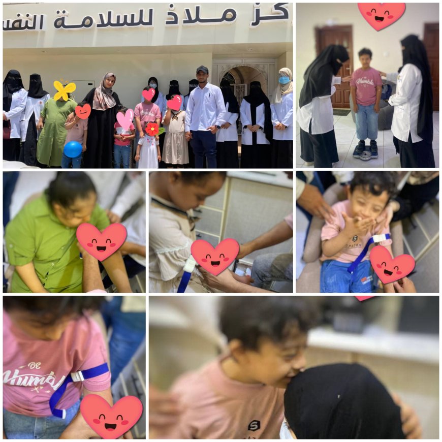 مركز (ملاذ) يحتضن مشروعاً بحثياً لطلاب جامعة عدن حول اضطرابات الغدة الدرقية لدى أطفال متلازمة داون