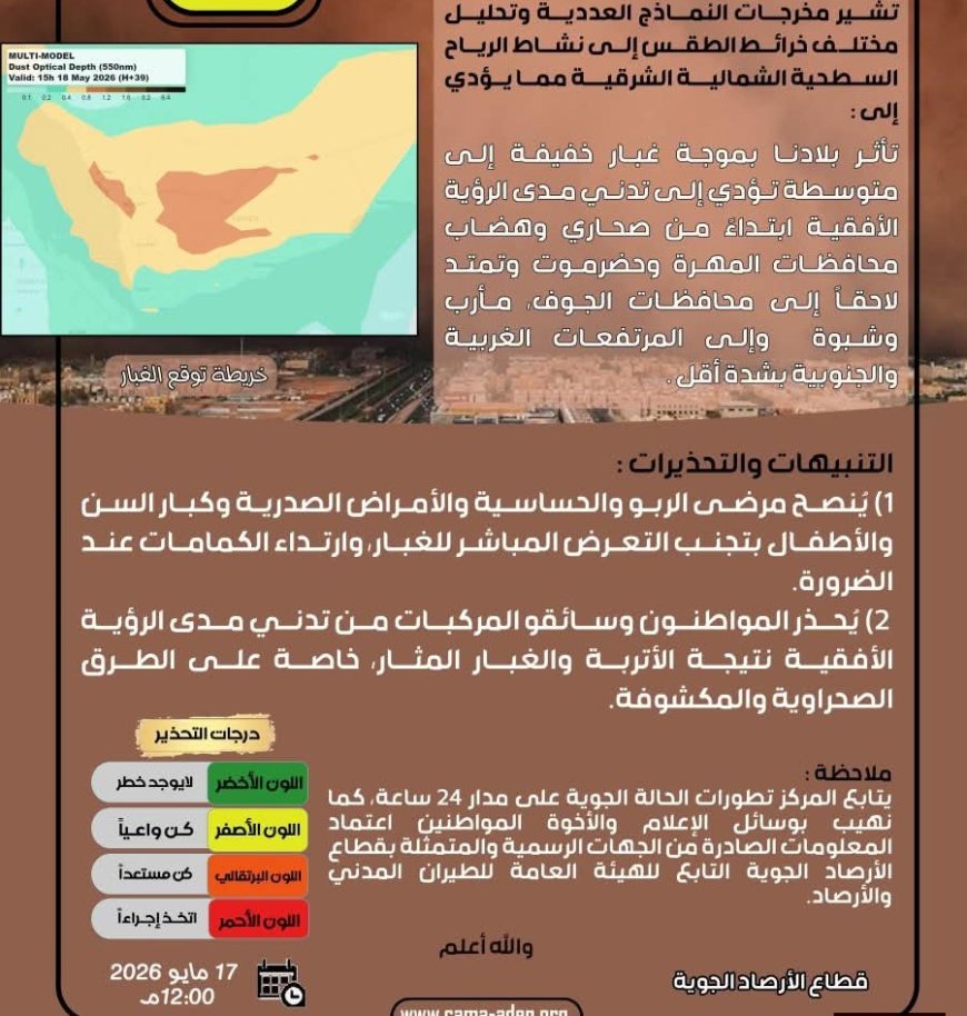 تحذيرات الأرصاد الجوية لعدد من المحافظات.. تفاصيل