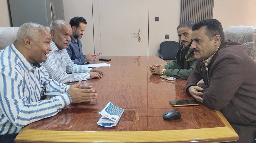 الداؤودي" يناقش مع قيادة شركة مصافي عدن سبل التعاون المشترك"