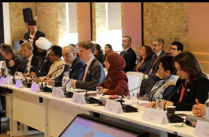 وزيرة التخطيط تشارك في جلستين على هامش مؤتمر الشراكات العالمية بلندن