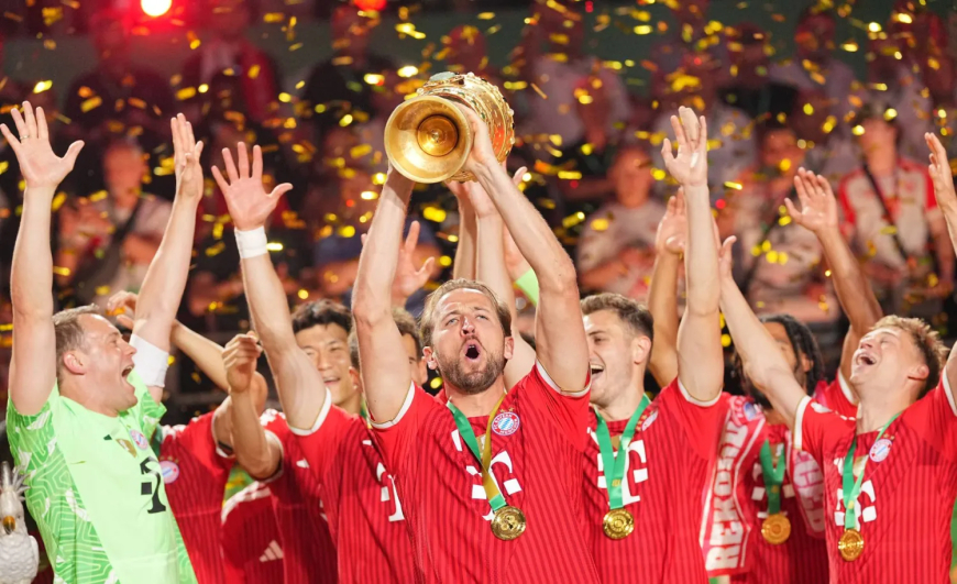هاتريك هاري كين يقود البايرن إلى لقب كأس ألمانيا للمرة الـ21 في تاريخه