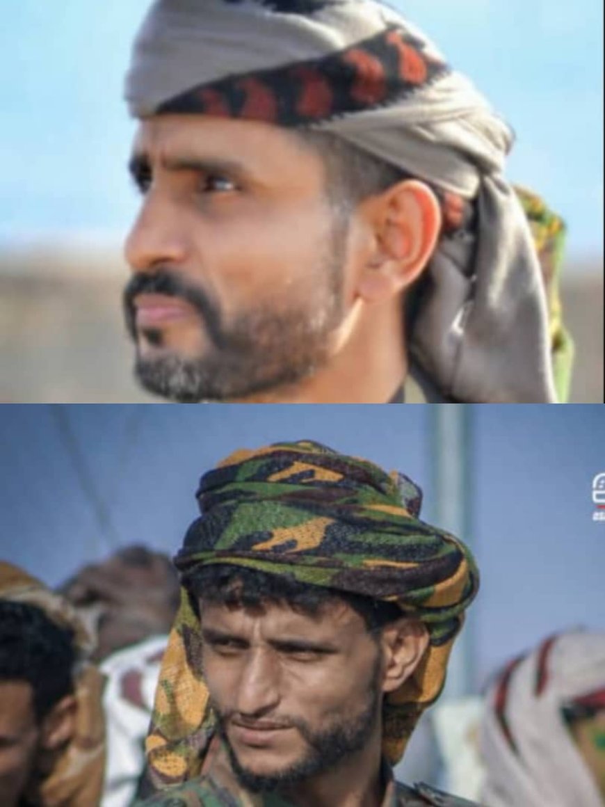 العميد ابو قحطان الدياني والملازم الخضر الدياني يعزيان بوفات الرئيس هادي