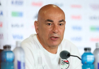 حسام حسن مدرب منتخب مصر يصرح عن موقفه لاحتفالات المثليين في مباراة المنتخب المصري مع إيران .