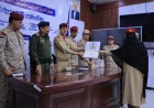 وزير الدفاع يشهد حفل تخرج عدد من الدورات التخصصية التابعة لهيئة العمليات