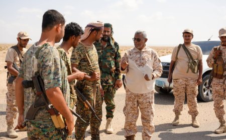 الفريق الأمني بمكتب القائد المحرّمي يتفقد النقاط الأمنية على امتداد الشريط الساحلي بين عدن وباب المندب