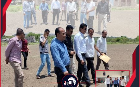 اتفاق رباعي.. الوكيل بيبك يزور نادي الشروق بالمعافر وينهي أزمة تعشيب ملعبه