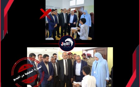 بالفيديو.. موقع (الأول) يكشف حقيقة صورة (الطالب المتصبب عرقاً) أمام عضو الرئاسي الصبيحي بعدن!