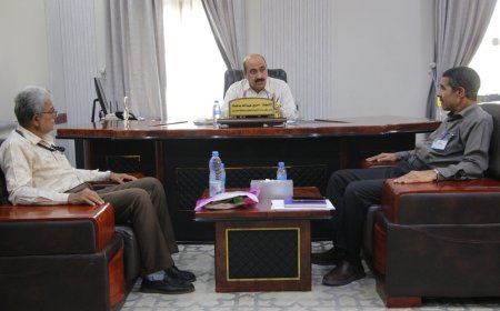 المدير باعباد يستقبل أعضاء وفد اللجنة الإشرافية الوزارية  على امتحانات الثانوية العامة