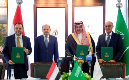 رئيس الوزراء وزير الخارجية يشهد توقيع اتفاقية الدعم السعودي بقيمة 150 مليون دولار لتشغيل محطات الكهرباء في اليمن