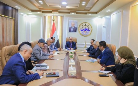 وزير النقل يتراس اول اجتماع لمجلس ادارة الهيئة العامة للطيران المدني والارصاد بعد استئناف أعماله في عدن