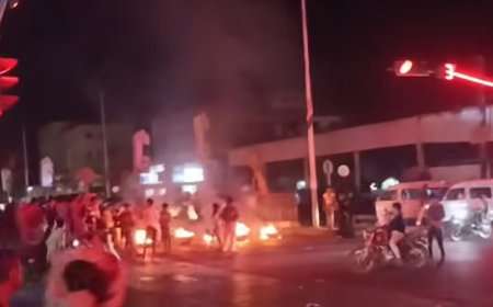 احتجاجات غاضبة تتواصل في المنصورة والشيخ عثمان وقطع طرقات بالإطارات المشتعلة