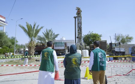 بدعم من مركز الملك سلمان.. تركيب منظومتين للطاقة الشمسية وتجهيز بئرين في مستشفى مأرب العام