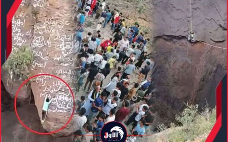 أم وأبو (سبايدر مان اليمن) يبيتان ليلتهما على فوهة الحرضة في دمت الضالع