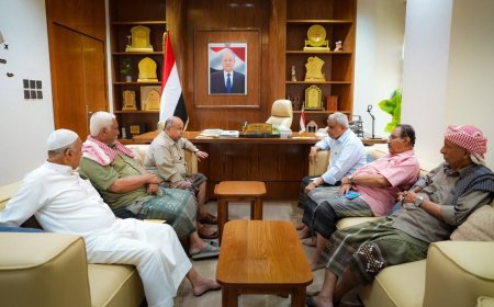 عضو مجلس القيادة محافظ حضرموت  يطلع أعضاء مجلسي النواب والشورى على مستجدات الأوضاع بحضرموت ويستعرض جهود تحسين الكهرباء وتعزيز الأمن