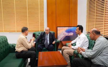 عضو مجلس القيادة محافظ حضرموت يناقش قضايا تموين مادة الغاز بالمحافظة ويشدد على انتظام الإمدادات
