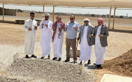 الميسري يزور قبر الرئيس عبدربه منصور هادي.. ويعلق بهذه الكلمات